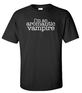aromantic vampire shirt